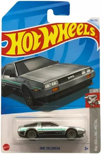 Hot Wheels - Dmc Delorean (1/64) Treasure Hunt - Long Card - 2024